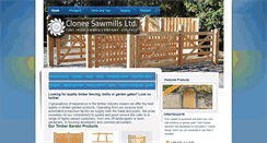 Desktop Screenshot of cloneesawmills.ie