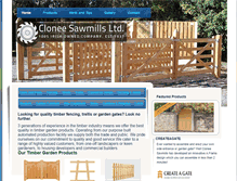 Tablet Screenshot of cloneesawmills.ie